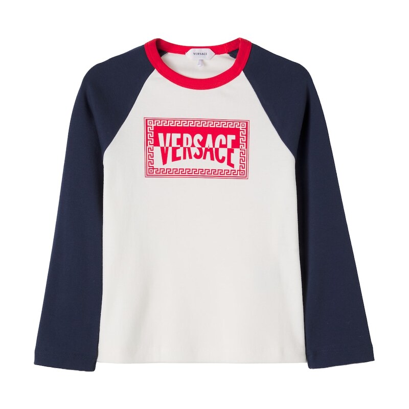 Versace Kids Logo cotton jersey T-shirt