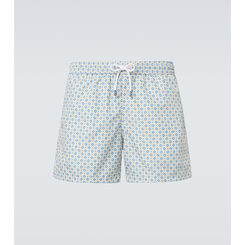 Fedeli Madeira printed swim trunks