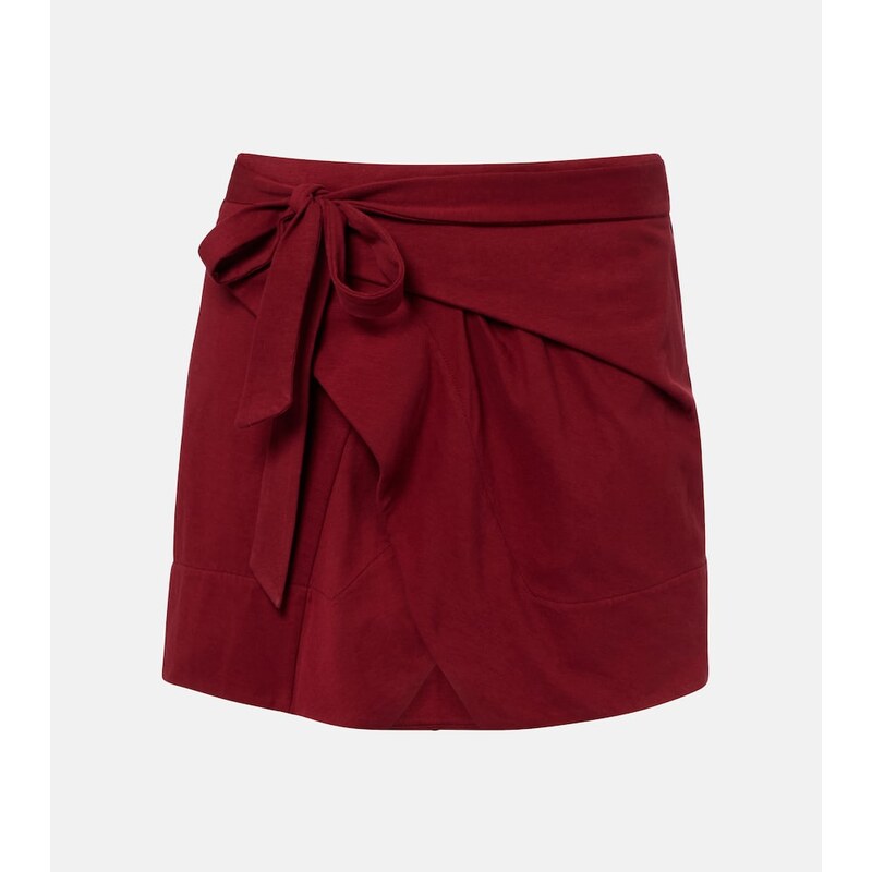 Isabel Marant Berenice draped cotton wrap skirt