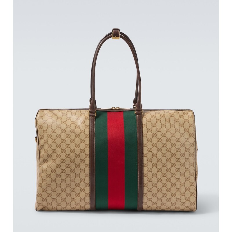 Gucci GG Web Stripe Medium duffel bag – pánská taška v designu GG Web Stripe