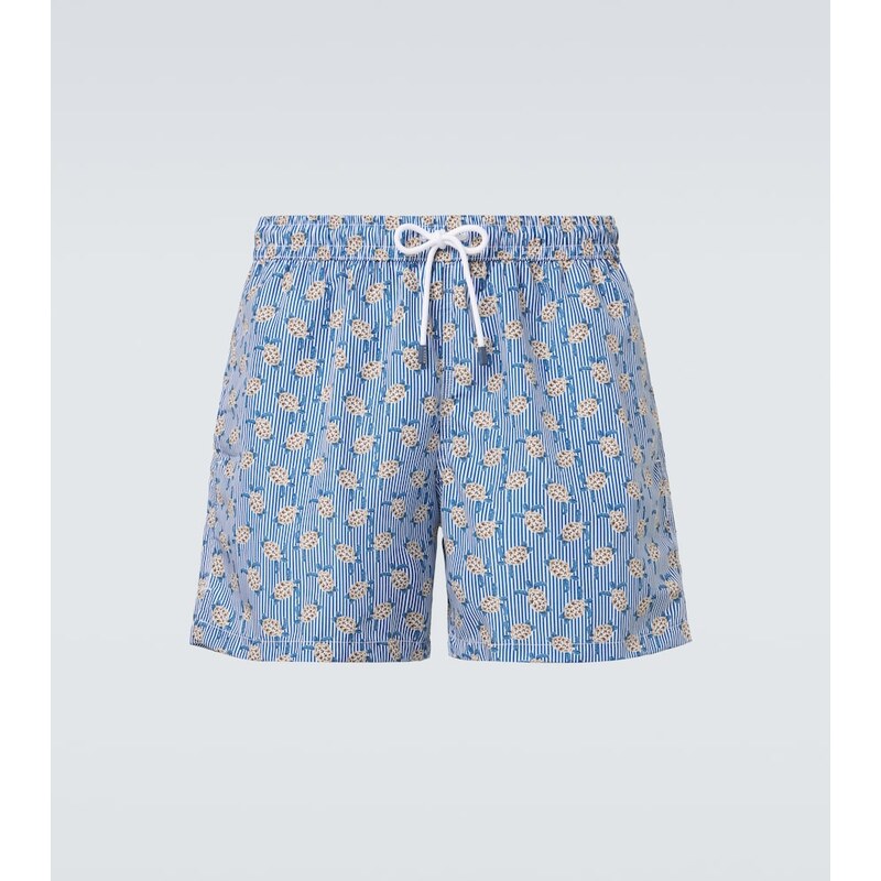 Fedeli Madeira printed swim trunks