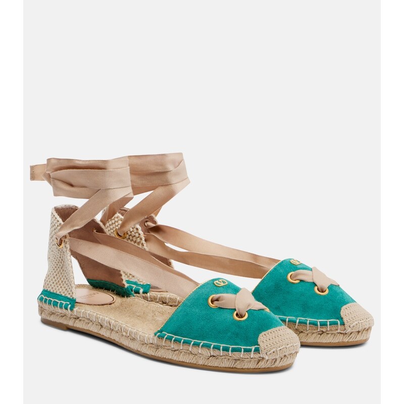 Valentino Garavani Resort suede espadrilles