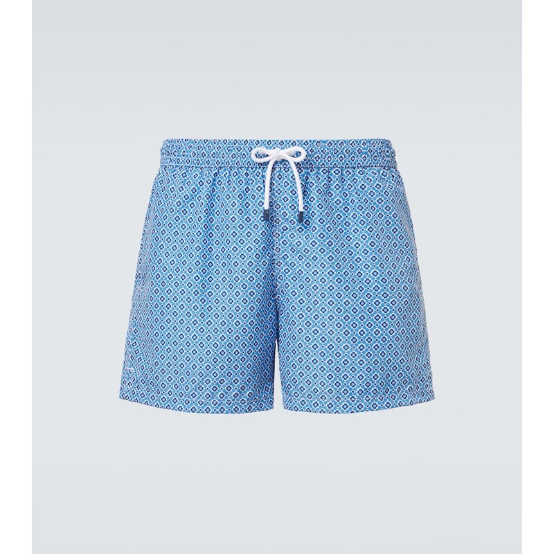Fedeli Madeira printed swim trunks