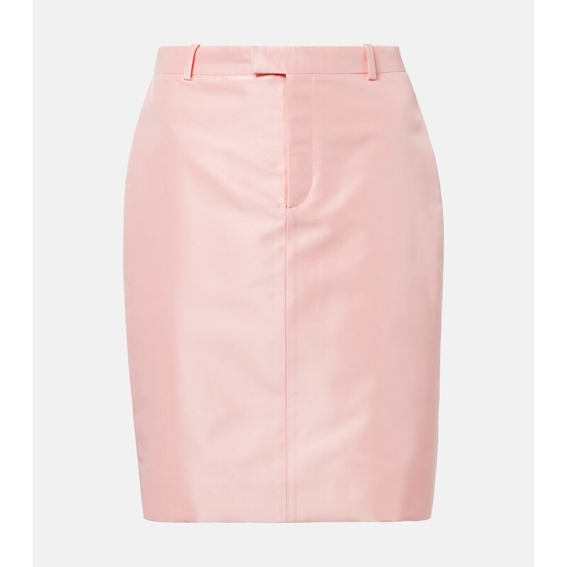 Gucci Faille pencil skirt v barvě Hopeful Pink