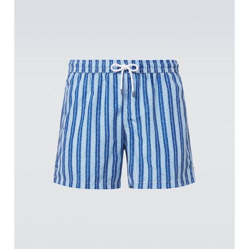 Fedeli Madeira striped swim trunks