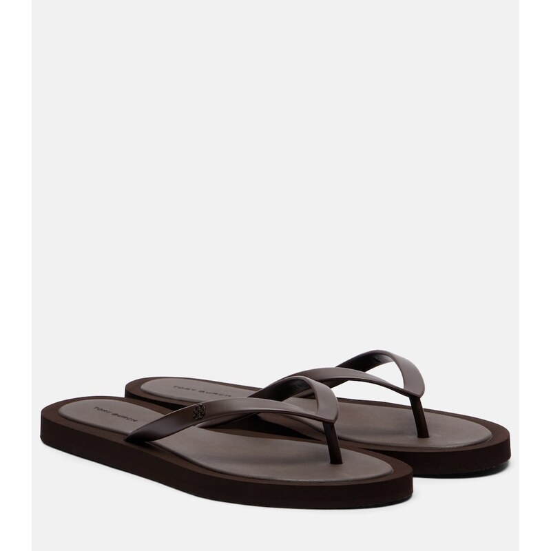 Tory Burch Kira T Monogram thong sandals