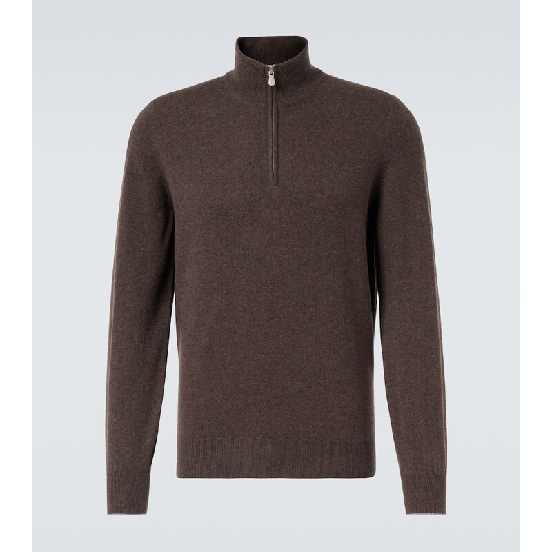 Brunello Cucinelli Cashmere half-zip sweater