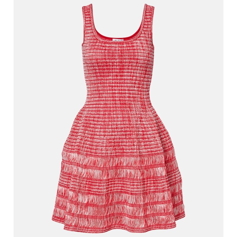 Alaia AlaÃ¯a Woven minidress
