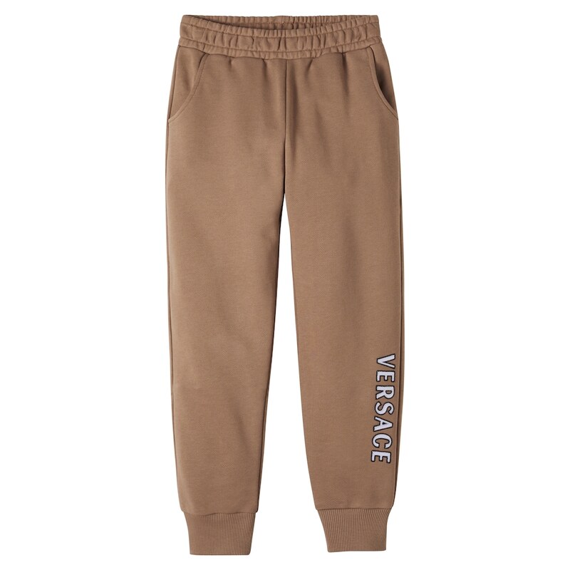 Versace Kids Logo cotton jersey sweatpants