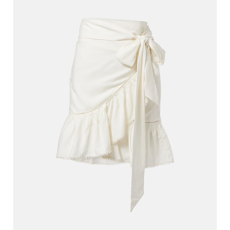 Marant Etoile Mempster ruffled wrap skirt