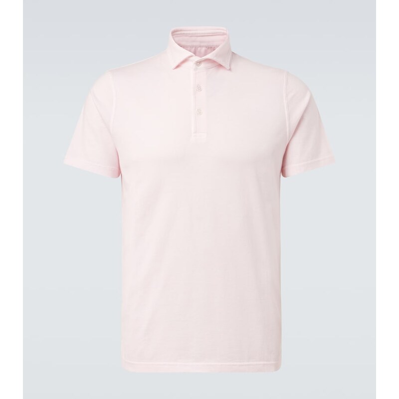Fedeli Cotton jersey polo shirt