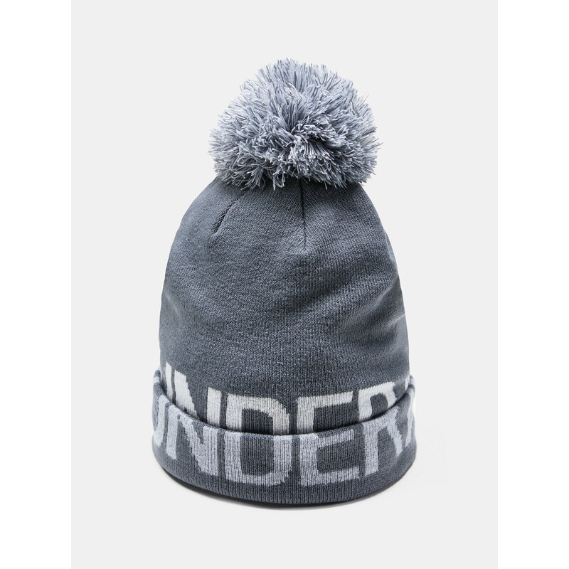 Čepice Under Armour Graphic Pom Beanie Wmn Gray UNI