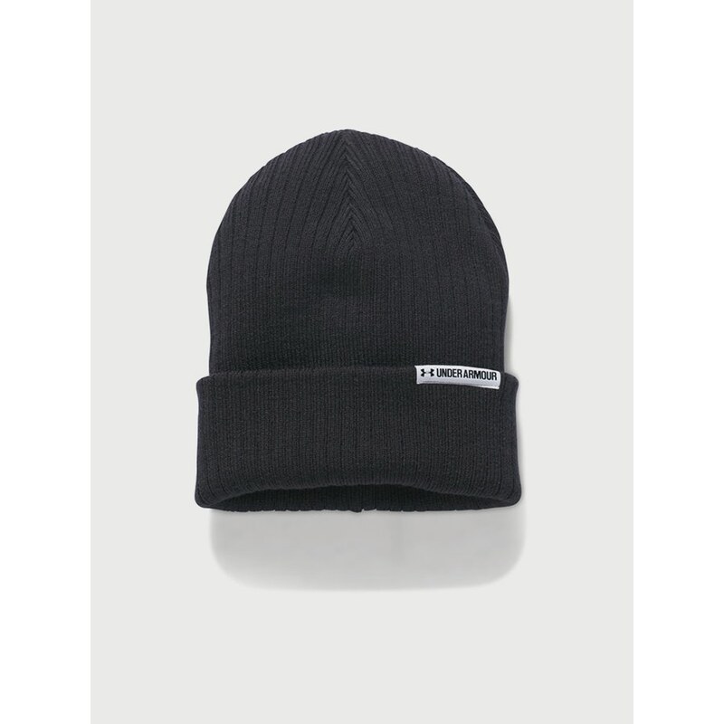 Čepice Under Armour Boyfriend Cuff Beanie Wmn Black UNI