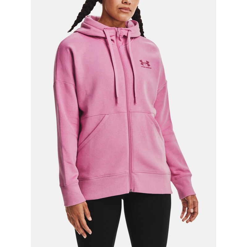 Mmikina Under Armour Rival Fleece FZ Hoodie Wmn Pink