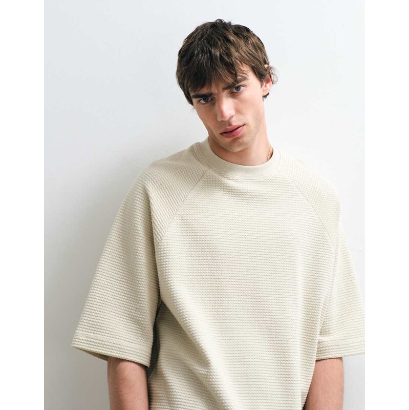 ASOS COLLECTIVE heavyweight super oversized textured t-shirt in