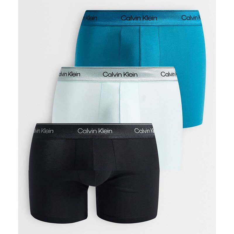 Calvin Klein Icon Cotton Stretch 3 pack boxer briefs in black