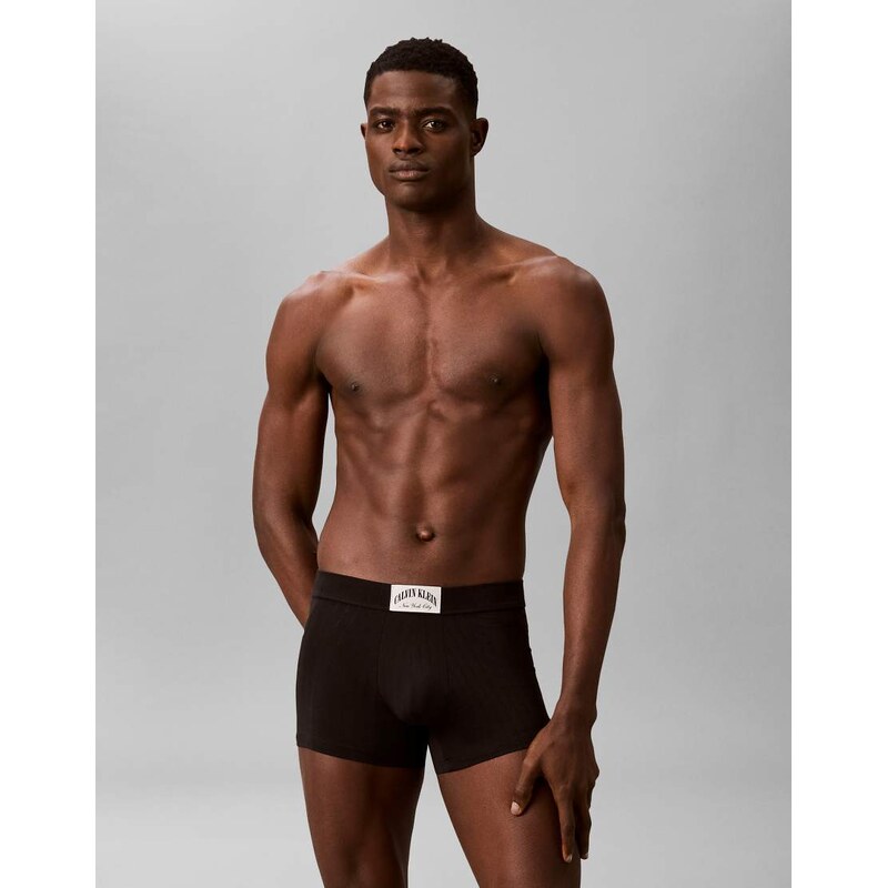 Calvin Klein Modern Rib trunks in black