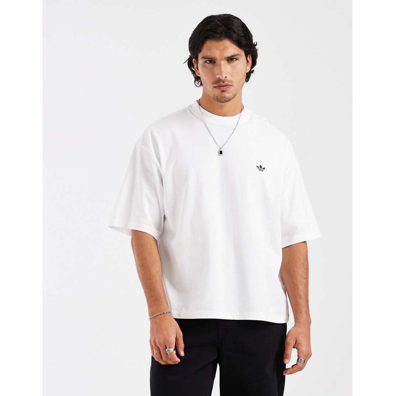 adidas Originals essential oversized t-shirt in white