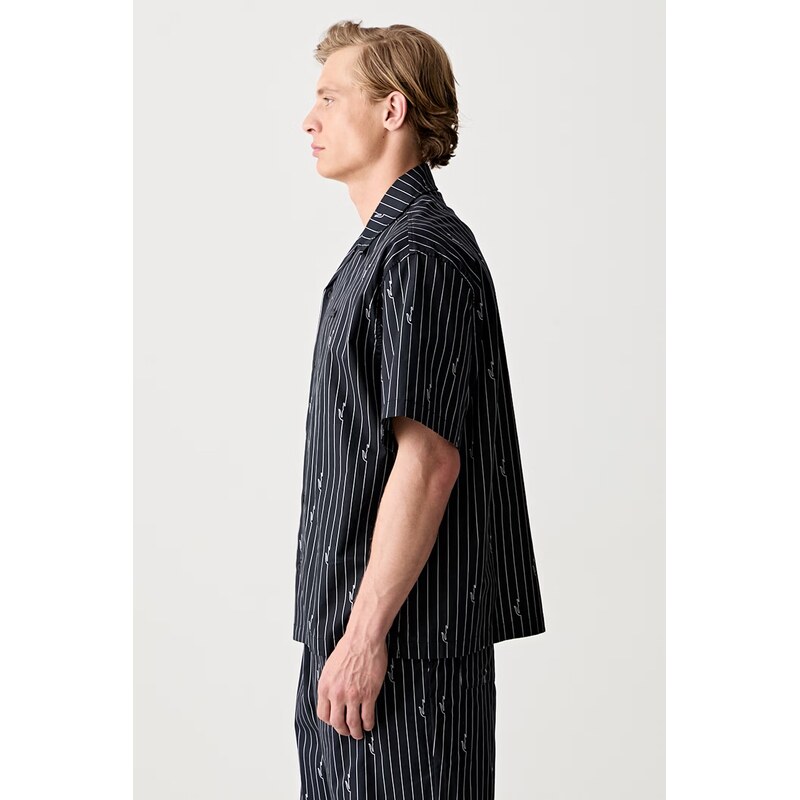 Lacoste košile bavlněná pánská