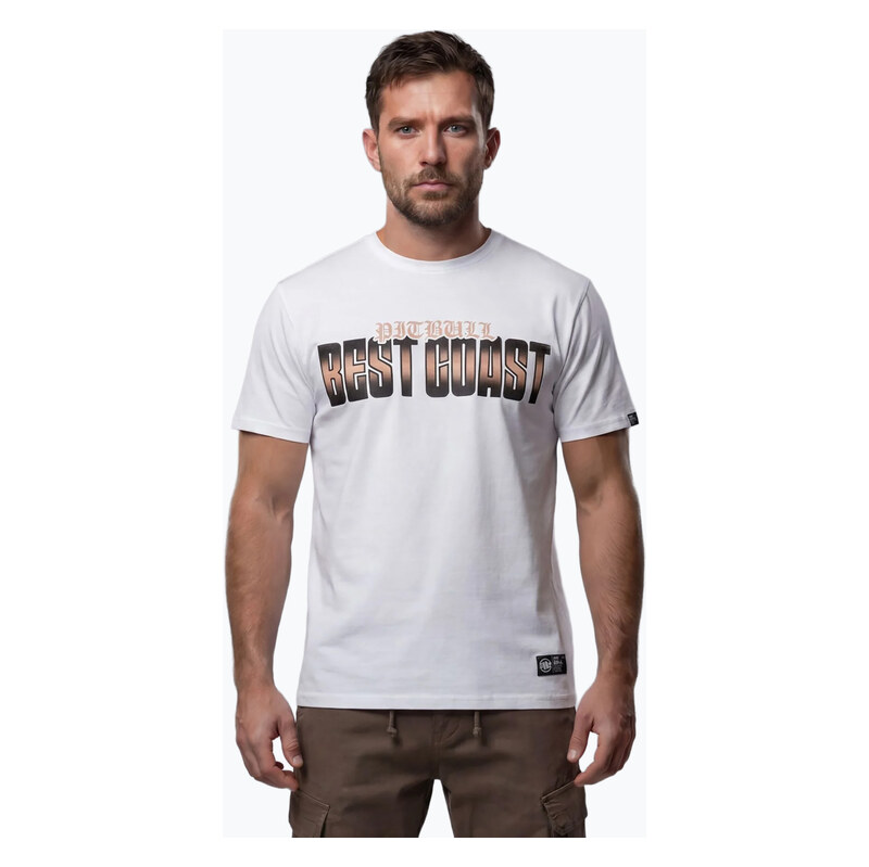 Pánské tričko na lezení Pitbull Best Coast white