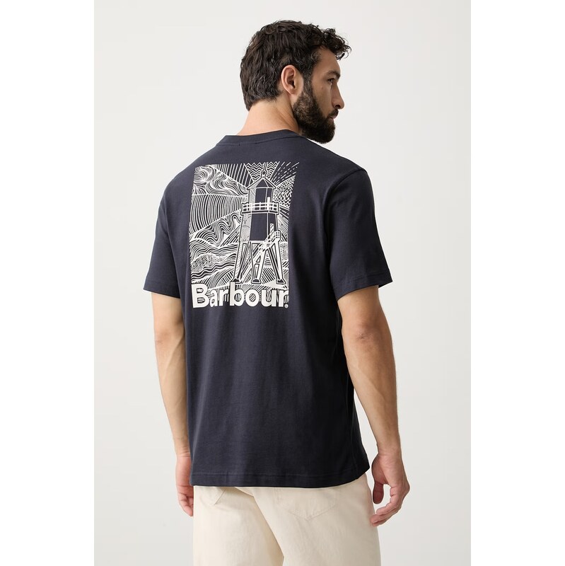 Barbour tričko pánské bavlněné MOONWELL