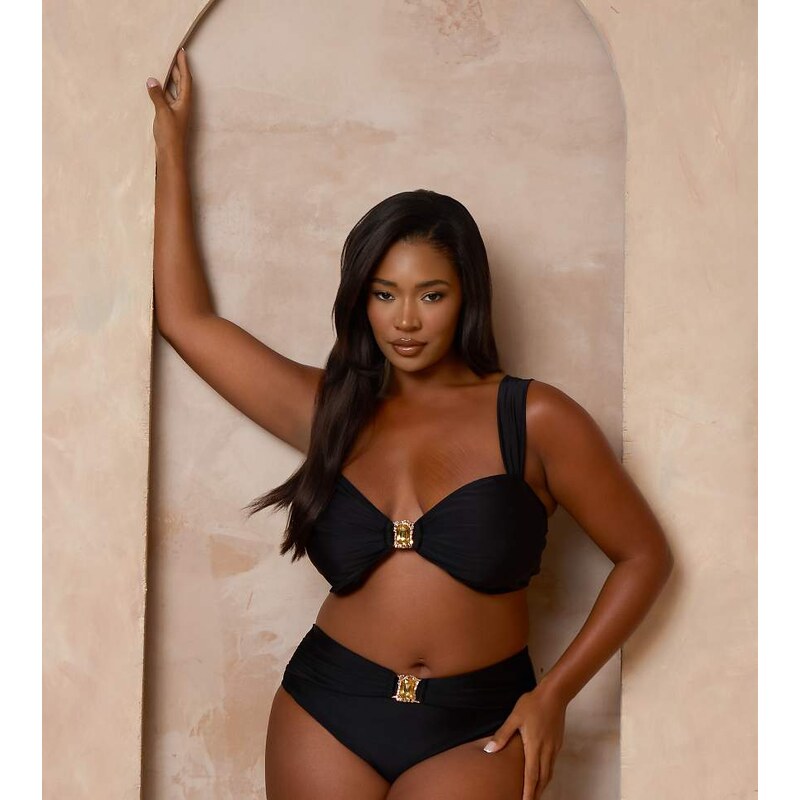 Moda Minx Curve X Alessa Tyrrell-Charles high waisted bikini