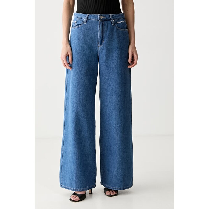 Karl Lagerfeld wide leg džíny dámské IKON