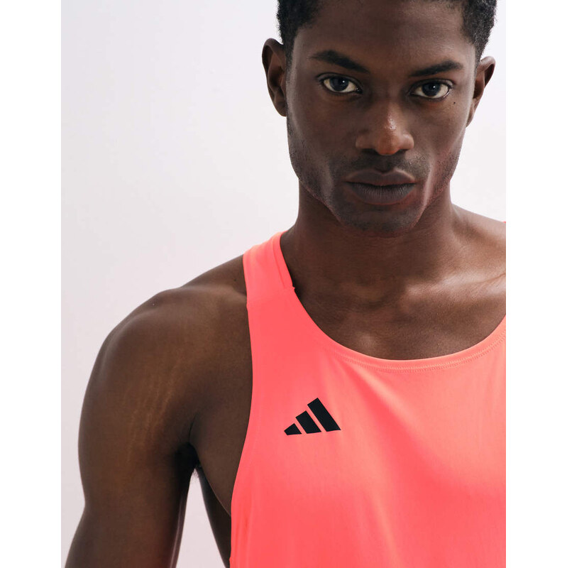 adidas performance adidas Running Adizero vest in pink