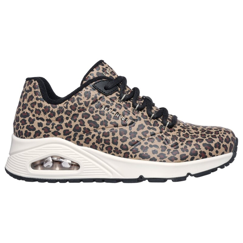 Skechers Ženy UNO - Kat-Neato Shoes v Leopardí, Velikost 38,