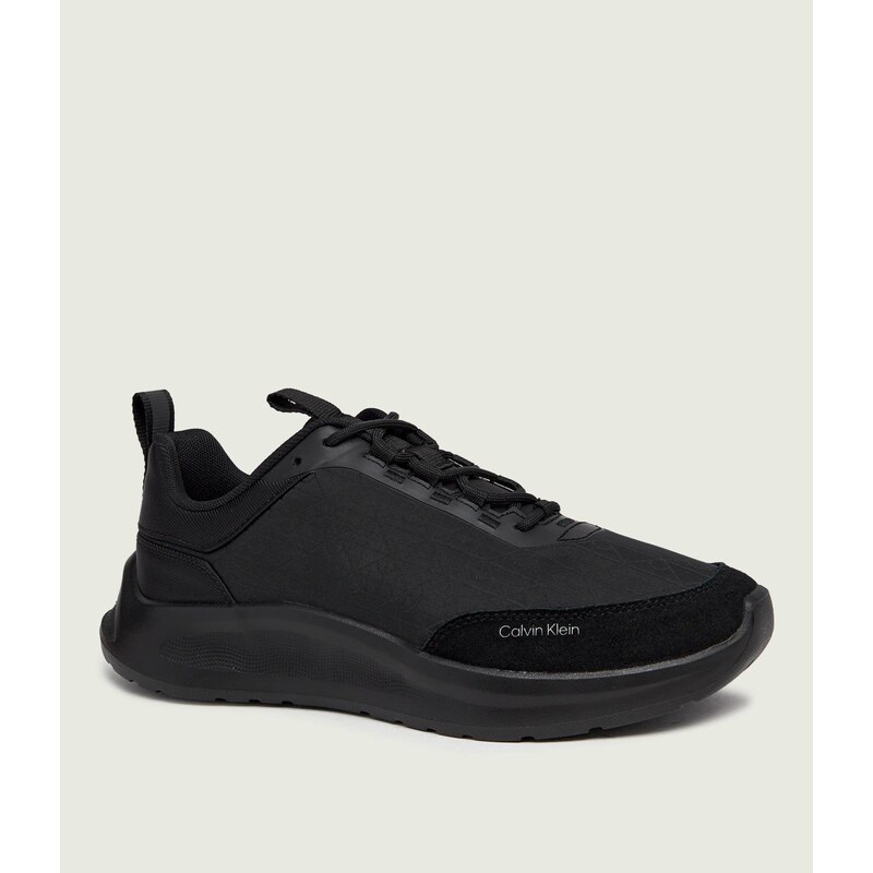 Calvin Klein Tenisky RUNN LACEUP AOP | semiš