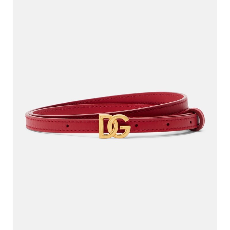 Dolce&Gabbana DG leather belt