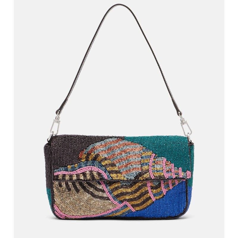 Staud Timmy beaded shoulder bag