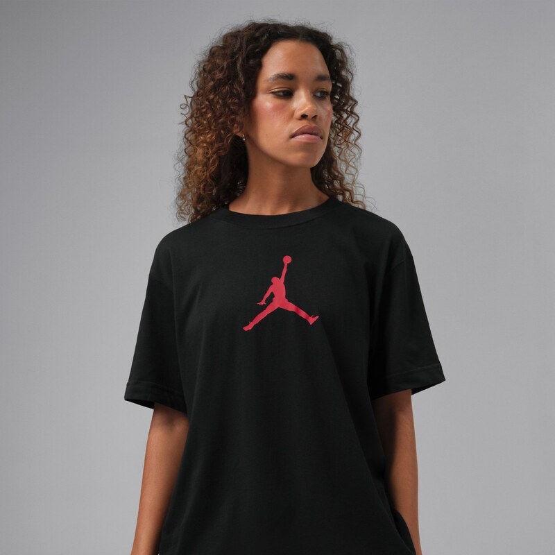 Jordan Tee BLACK/GYM RED