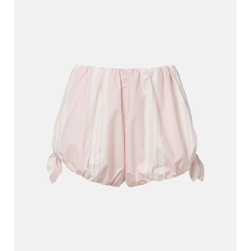 Posse Rosie striped cotton shorts