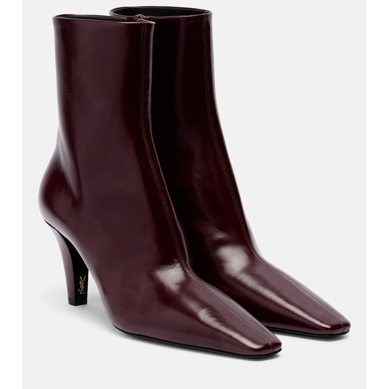 Saint Laurent Jill leather ankle boots