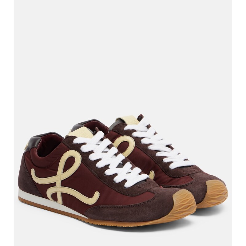 Loewe Ballet Runner 2.0 suede-trimmed sneakers