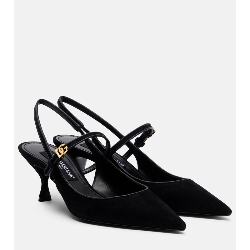 Dolce&Gabbana Suede slingback pumps