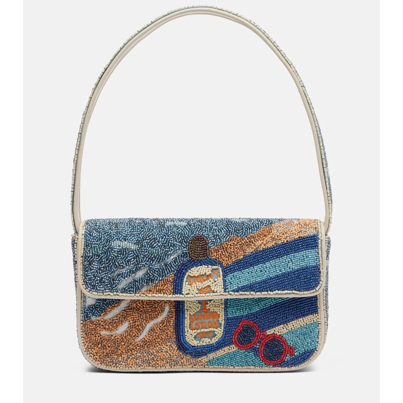 Staud Tommy beaded shoulder bag