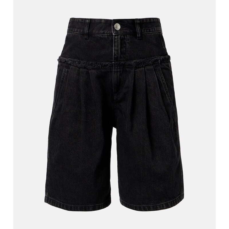 Marant Etoile Iselle denim Bermuda shorts