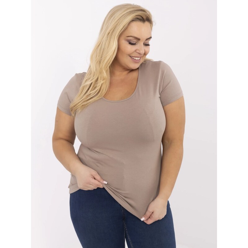 Dámské tričko Plus Size -RV-TS-A556-1.17 RUE PARIS