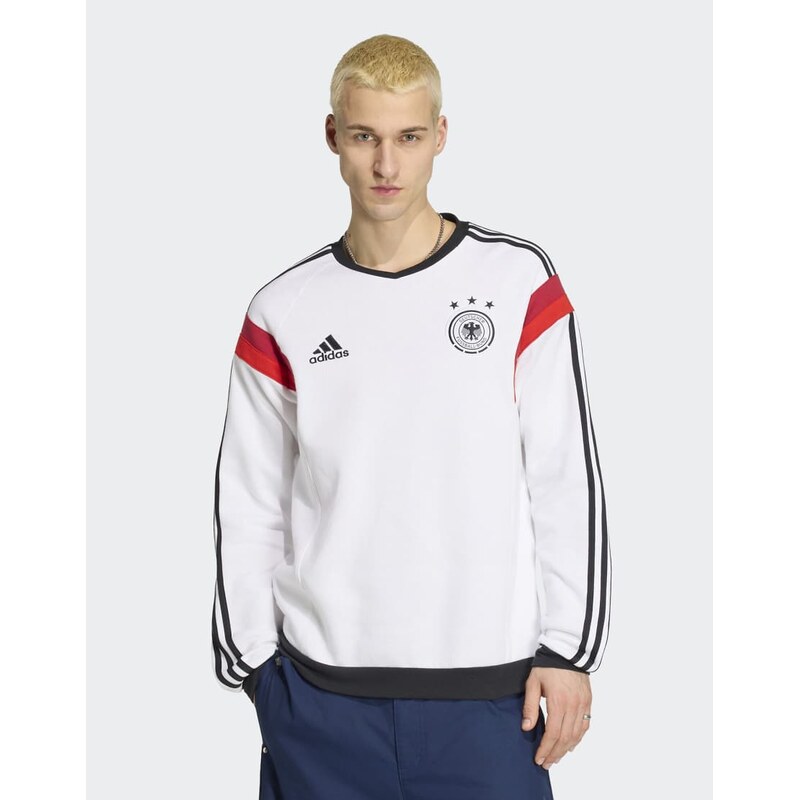 adidas performance Germany crew 2014 sweatshirt in white