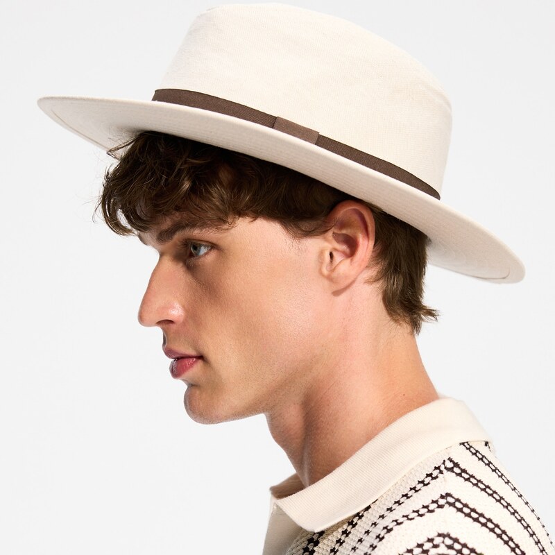 Reserved - MEN`S HAT - béžová