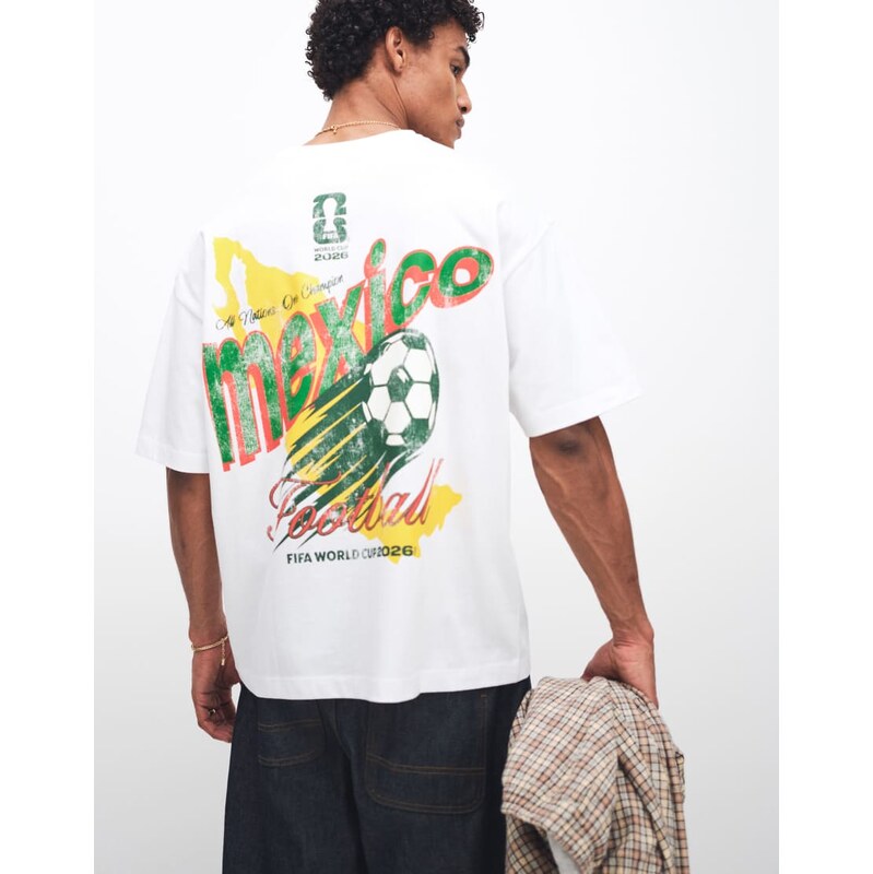 ASOS DESIGN oversized tee with FIFA World cup Mexico print in