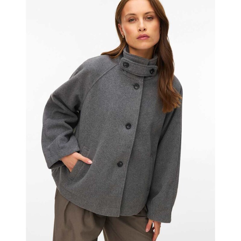Vero Moda Jacket in medium grey melange