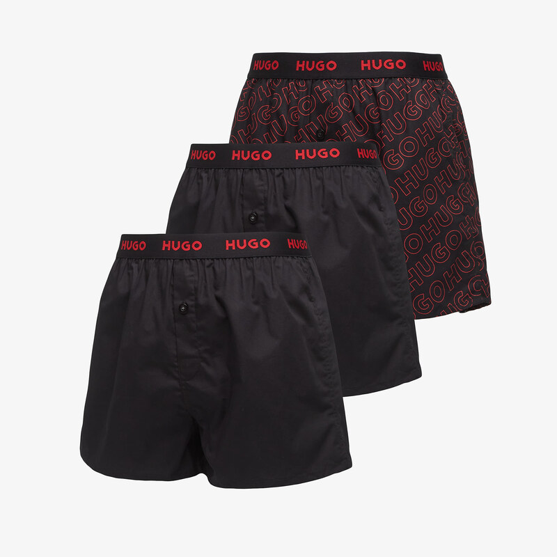 Boxerky Hugo Boss Woven Boxer Triplet Multicolor L