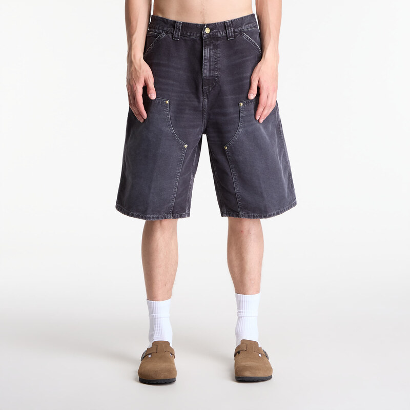 Šortky Carhartt WIP OG Double Knee Short Black Destroy Wash XL