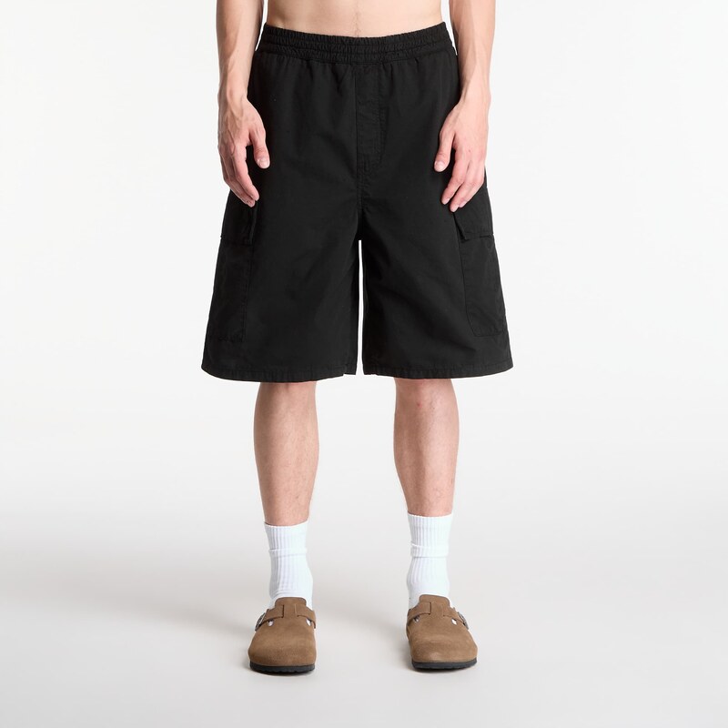 Šortky Carhartt WIP Mandler Cargo Short Black Garment Dyed XL