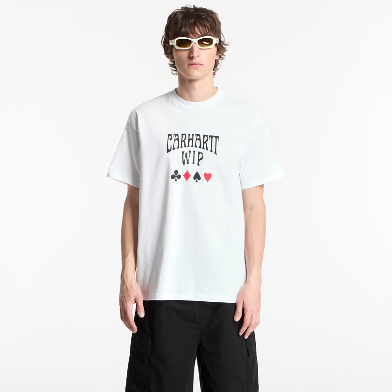 Tričko Carhartt WIP S/S Deck T-Shirt UNISEX White XXL