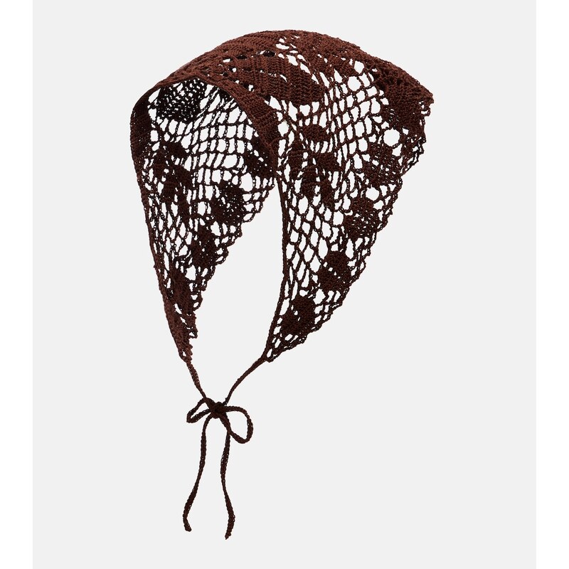 Magda Butrym Crochet cotton headwrap