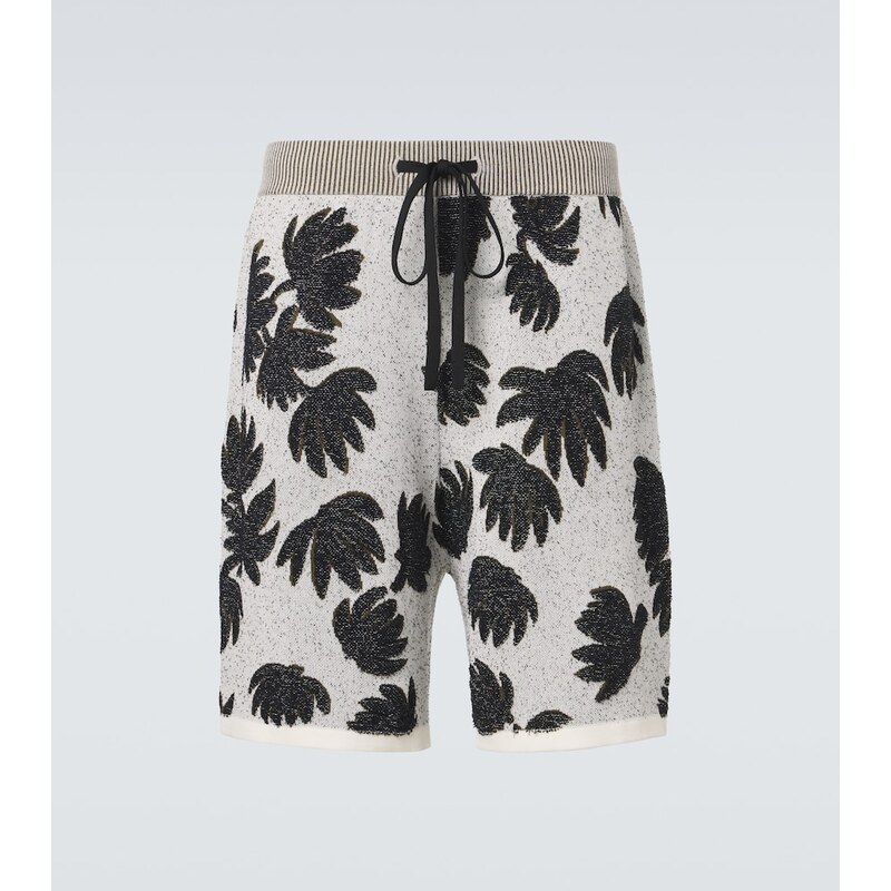 Commas Jacquard terry shorts